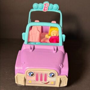 Fisher-Price Purple and Blue Toy Car with Doll